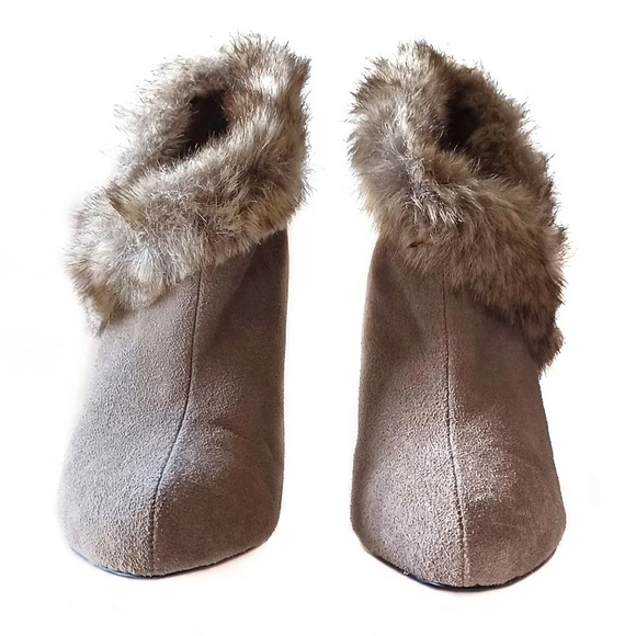 Vintage Avon Suede Booties Victorian Steampunk Coquette 8.5 - Picture 6 of 9